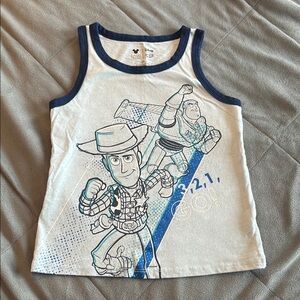 Jumping Beans White and Blue Toy Story Tank Top